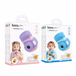 Digitaalinen lastenkamera Hoco 2MP 2,4" Full HD DV201 vaaleanpunainen