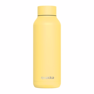 Quokka Solid ruostumattomasta teräksestä valmistettu termospullo, 510 ml, Light Yellow