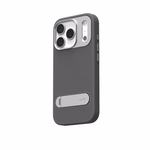 Moshi Kameleon MagSafe suojakuori iPhone 17 Pro -laitteelle, jalustatoiminnolla, Midnight Gray -värinen