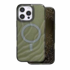 Tecto Shield Desert Mag -suojakuori mallille iPhone 16 Pro Max 6,9", tumman oliivinvihreä