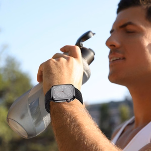 Tech-Protect NylonMag Hihna Apple Watch 6/7/8/9/10/SE (40/41/42 mm), vaaleanpunainen
