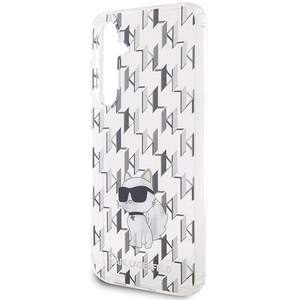 Karl Lagerfeld Monogram Suojakuori Samsung Galaxy S23 FE:lle - läpinäkyvä