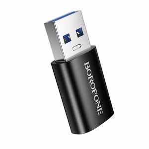Borofone BV26B Sovitin USB:sta Type-C - musta