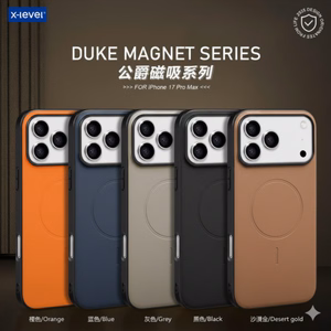 Puhelimen suojakuori X-Level „Duke Magnet“ Apple iPhone 17 Pro Max musta