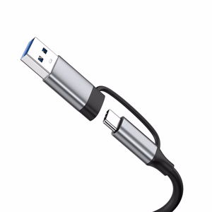 Harmaa 8-in-1-USB-keskitin Wozinsky WAH-81 USB 3.0:lla, SD-kortinlukijalla ja äänilähdöllä