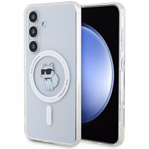 Karl Lagerfeld IML Choupette MagSafe Suojakuori Samsung Galaxy S24:lle - läpinäkyvä