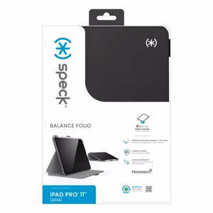Speck Balance Folio case for iPad Pro 11" M5 (2025) / M4 (2024), black