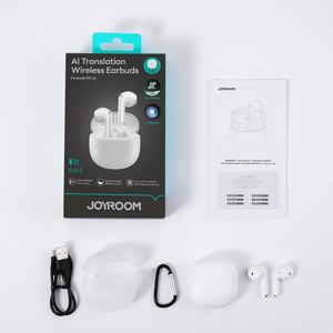 Joyroom JR-FB1 Funpods Bluetooth 6.0 In-Ear TWS Langattomat Kuulokkeet AI-toiminnoilla - Valkoinen