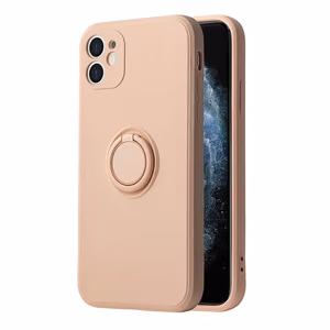 Vennus Silikoninen rengas iPhone 11 Prolle vaaleanpunainen