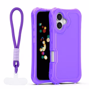 Safepop suojakuori hihnalla iPhone 16 6,1" violetti