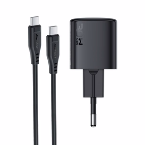 Charger Acefast A118 30W GaN USB-C + USB-C to USB-C cable 1.2m black
