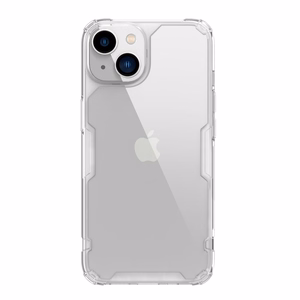 Nillkin Nature Pro iPhone 14 Plus kotelo, panssaroitu kansi, läpinäkyvä kansi