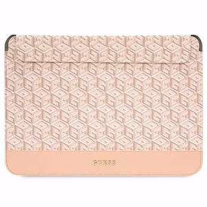 Guess GCube Stripes case for a 14" laptop - pink