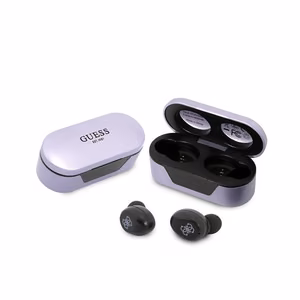 Guess GUTWST31EU TWS Bluetooth-kuulokkeet + telakka-asema violetti/violetti