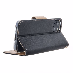 Smart Fancy Suojakuori iPhone 16 Pro Max 6,9:lle musta-kultainen