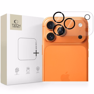 Tempered glass for camera Tech-Protect Cam Fit+ Apple iPhone 17 Pro Max clear