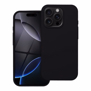 Silikoninen suojakuori iPhone 16 PRO:lle musta