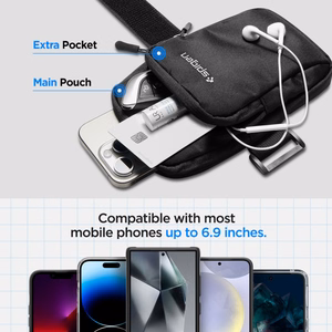 Spigen A702 Dynamic Shield Käsivarsinauha Musta