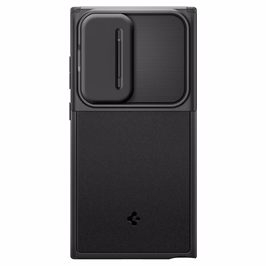 Spigen Optik Armor suojakuori Samsung Galaxy S24 Ultra:lle musta