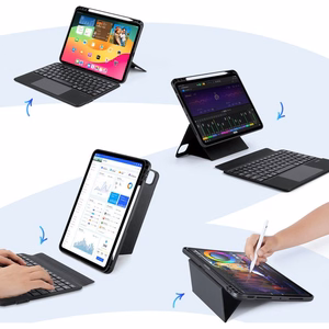 Dux Ducis DK -suojakuori langattomalla näppäimistöllä iPad Pro 11 2024 musta