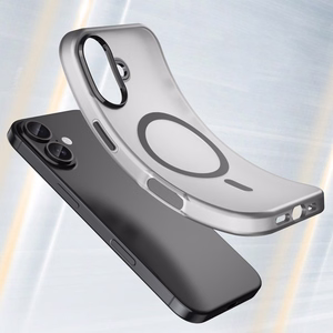 Magneettinen Abrasive iPhone 17 Suojakuori MagSafe-yhteensopiva - Matta Musta