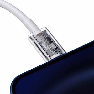 USB-kaapeli Baseus Superior Type-C - Lightning PD 20W 1,0m valkoinen CATLYS-A02