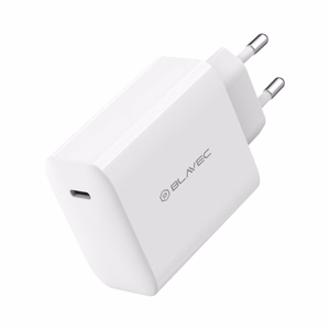 Blavec seinälaturi BC-8 GaN4 - Type C - PD QC 65W 3A (TCBC8G4-CW653A) valkoinen