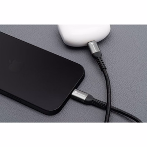 Kaapeli USB A - USB C Forcell F-Energy QC4.0 3A 66W Cafule 3 m C256 musta