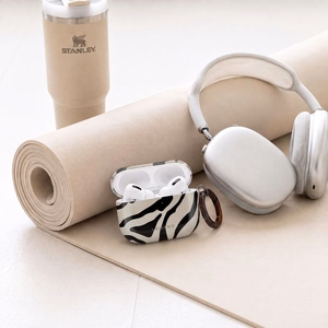 Tech-Protect Lamano case for AirPods 4 / 5 - black and beige