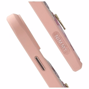 NIMMY Suojakuori COOL&CUTE 2.0 Cat iPhone 15 Pro:lle - vaaleanpunainen