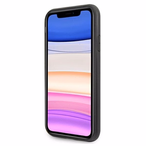 Guess 4G Triangle Collection suojakuori iPhone 11 6.1" / Xr:lle - harmaa