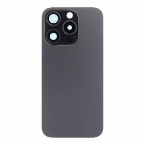 Takakansi iPhone 15 Pro Black Titanium (täyspeitto / ei NFC Flex) OEM