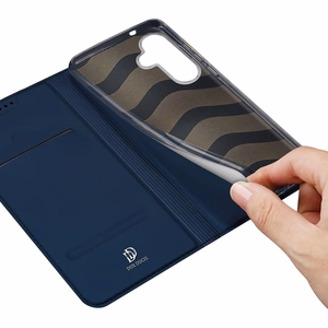 Dux Ducis SKIN PRO lompakkosuojakuori Samsung S25 sininen