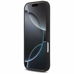 Guess 4G Circle Classic Logo MagSafe Suojakuori iPhone 17 Prolle - musta