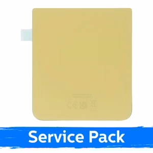 Takakansi yhteensopiva Samsung F711 Z Flip3 / keltainen / (Service Pack)