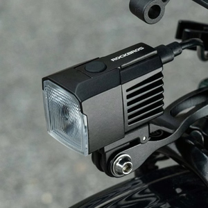 Rockbros RHL1600 polkupyörän etuvalo, 1600lm ulkoisella USB-C-virtalähteellä – väri: musta
