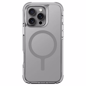 Uniq Combat kotelo iPhone 16 Pro 6.3" Magclick latauksella - harmaa / kivenharmaa