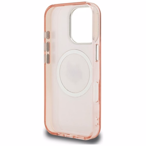 Karl Lagerfeld IML Choupette Head Logo MagSafe Suojakuori iPhone 16 Pro Max - vaaleanpunainen
