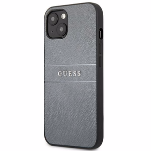 Guess GUHCP13SPSASBGR iPhone 13 mini 5.4" harmaa/harmaa saffianohihna