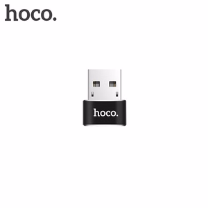Hoco UA6 OTG-sovitin USB A - USB C musta