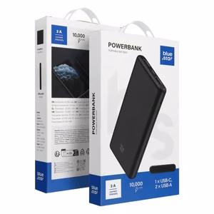 Varavirtalähde Blue Star W1061 2A 10000mAh, musta