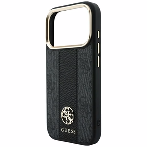 Kotelo mallille IPHONE 18 Pro Max/17 Pro max MagSafe-yhteensopiva (Stripe Round and Classic Logos 4G) (väri: musta)