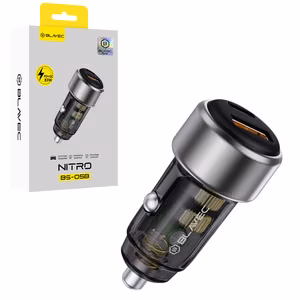Blavec autolaturi BS-05B Nitro - USB + Type C - QC 3.0 18W PD 65W (CCBS05BN-UCB) musta