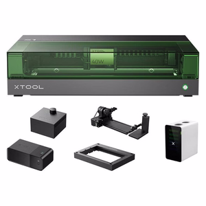 xTool S1 40W 2-in-1 laserkaiverrin – kaikki yhdessä -sarja (musta)
