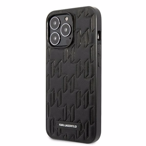Karl Lagerfeld KLHCP13LMNMP1K iPhone 13 Pro / 13 6.1 "hardcase black / black Monogram Plaque