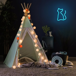 Neon LED Light CAT turquoise NNE24 Neolia