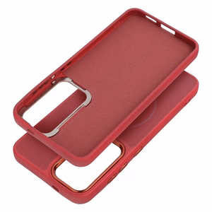 Suojakuori Samsung A37 Frame Mag Cover MagSafe-yhteensopiva magenta