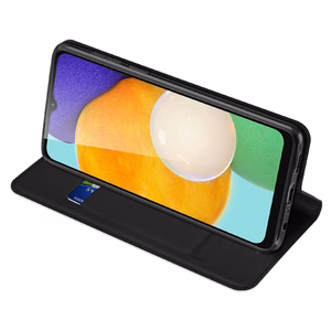 Dux Ducis Skin Pro kotelo Samsung Galaxy A14 4G / 5G lompakkoläppäkotelo jalustalla musta