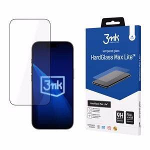 3mk HardGlass Max Lite Black -karkaistu suojalasi iPhone Air -puhelimelle