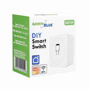 GreenBlue GB739 – uppoasennettava Wi-Fi-älyrele, 16 A